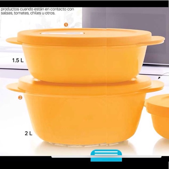 Tupperware Crystal Flash Containers Set of 3 - Picture 10 of 10